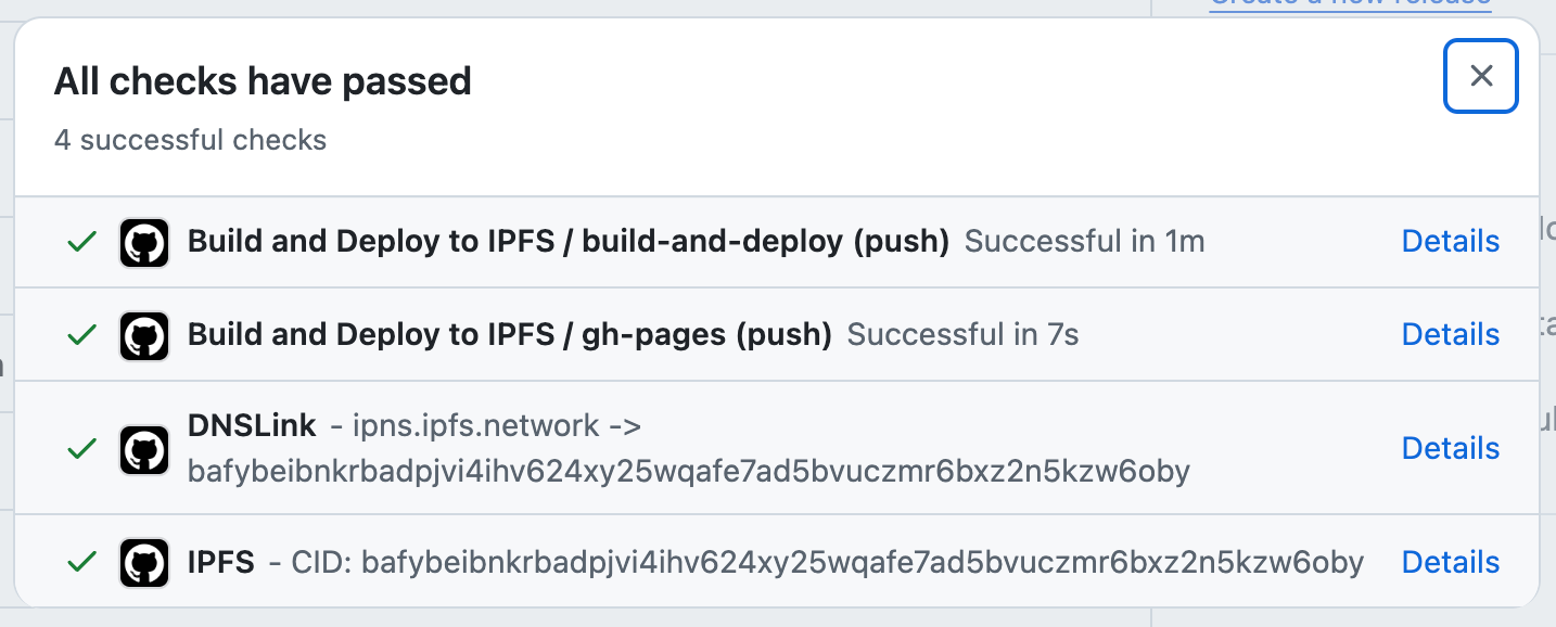 IPFS Deploy Action